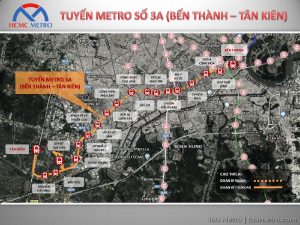 ban do tuyen metro so 3a (ben thanh - tan kien)