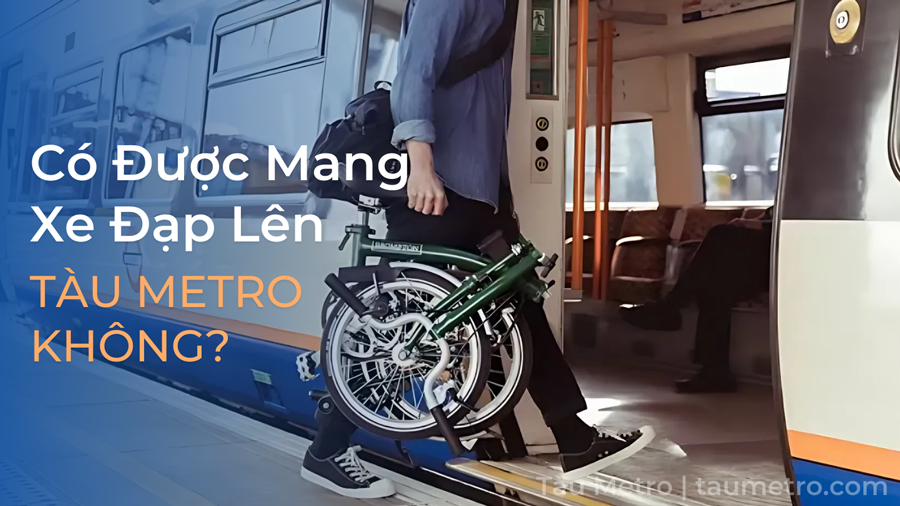 co duoc mang xe dap len tau metro khong