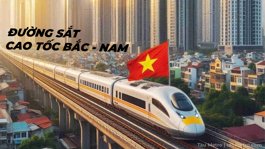 phoi canh doan tau tuyen duong sat cao toc bac nam
