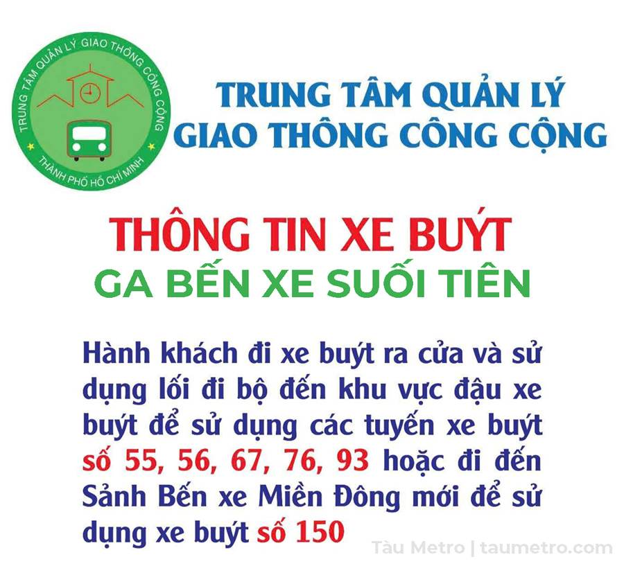 thong tin tuyen xe buyt ket noi ga metro ben xe suoi tien