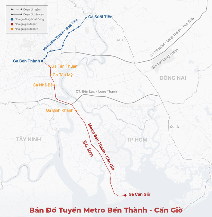 ban do tuyen metro can gio