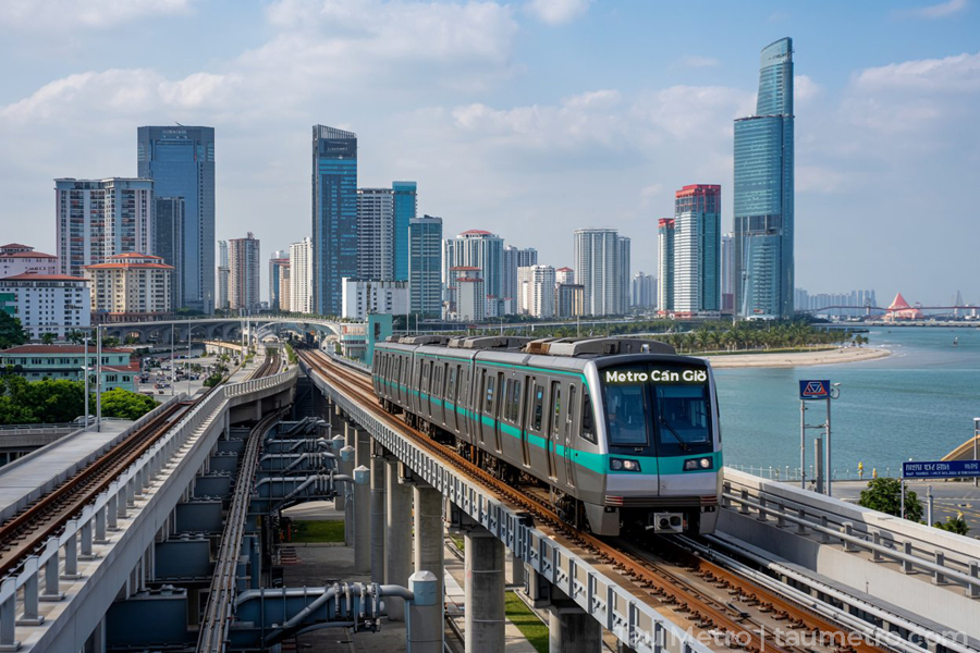 phoi canh doan tau tuyen metro can gio
