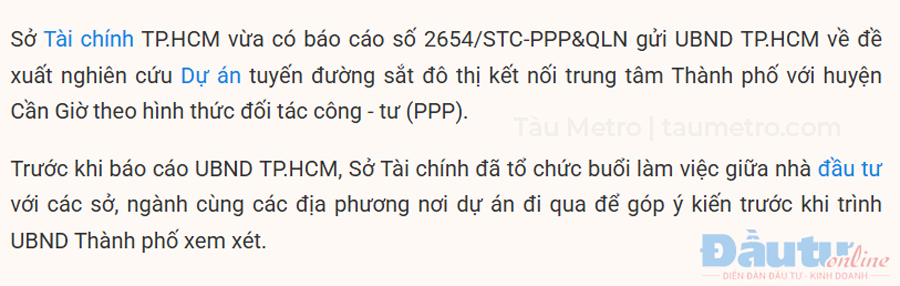 tien do tuyen metro can gio