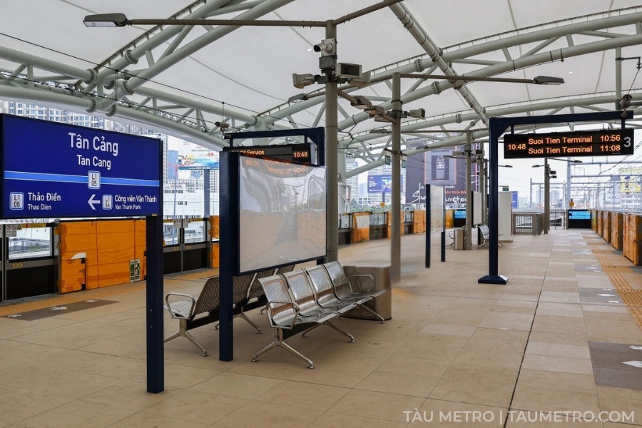 hinh anh thuc te nha ga metro tan cang