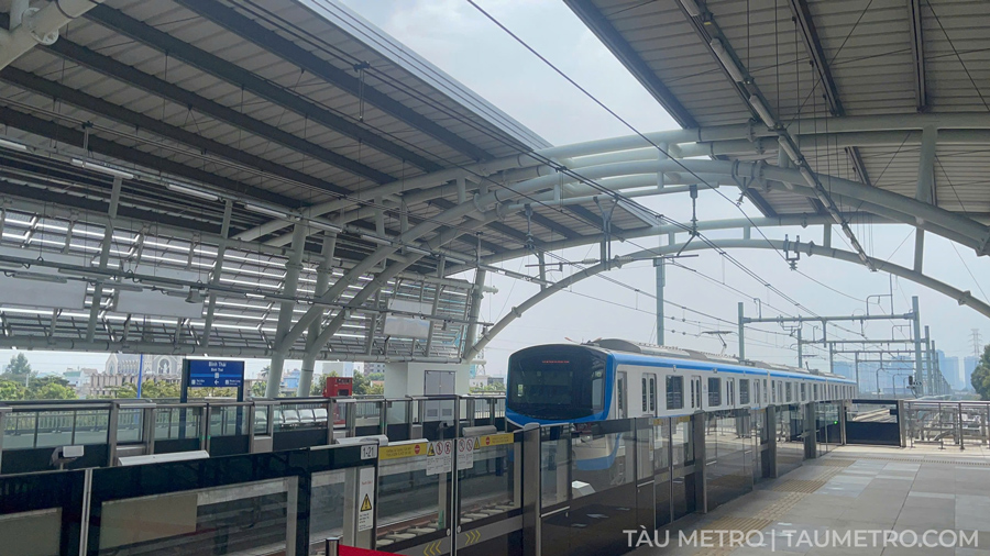 hinh anh thuc te nha ga metro binh thai