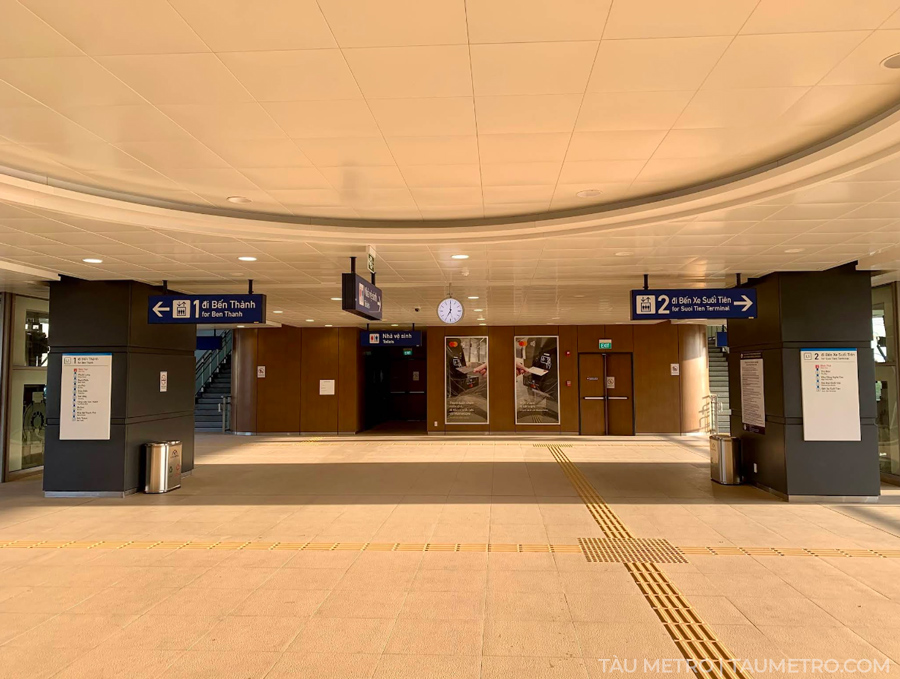 hinh anh thuc te nha ga metro binh thai