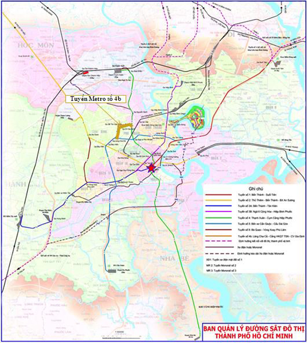 ban do tuyen metro so 4b cong vien gia dinh - lang cha ca