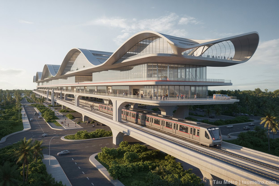 phoi canh nha ga metro can gio