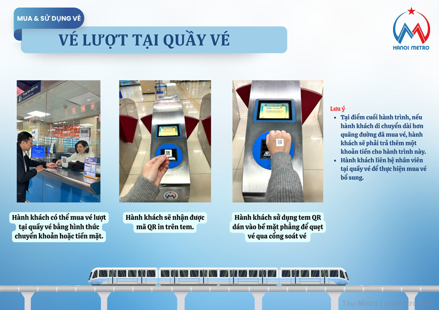 cac cach mua ve tau metro ha noi