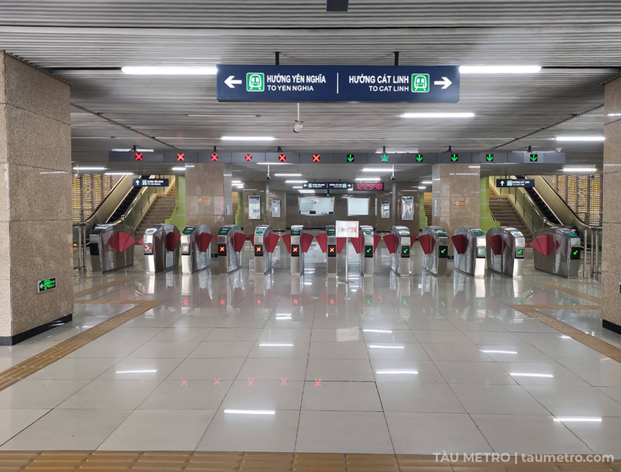 thiet ke cua nha ga metro cat linh